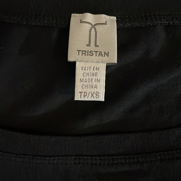 2/$30 Tristan Sleeveless Black Fashion Lady Print Top Size XS - Picture 15 of 15